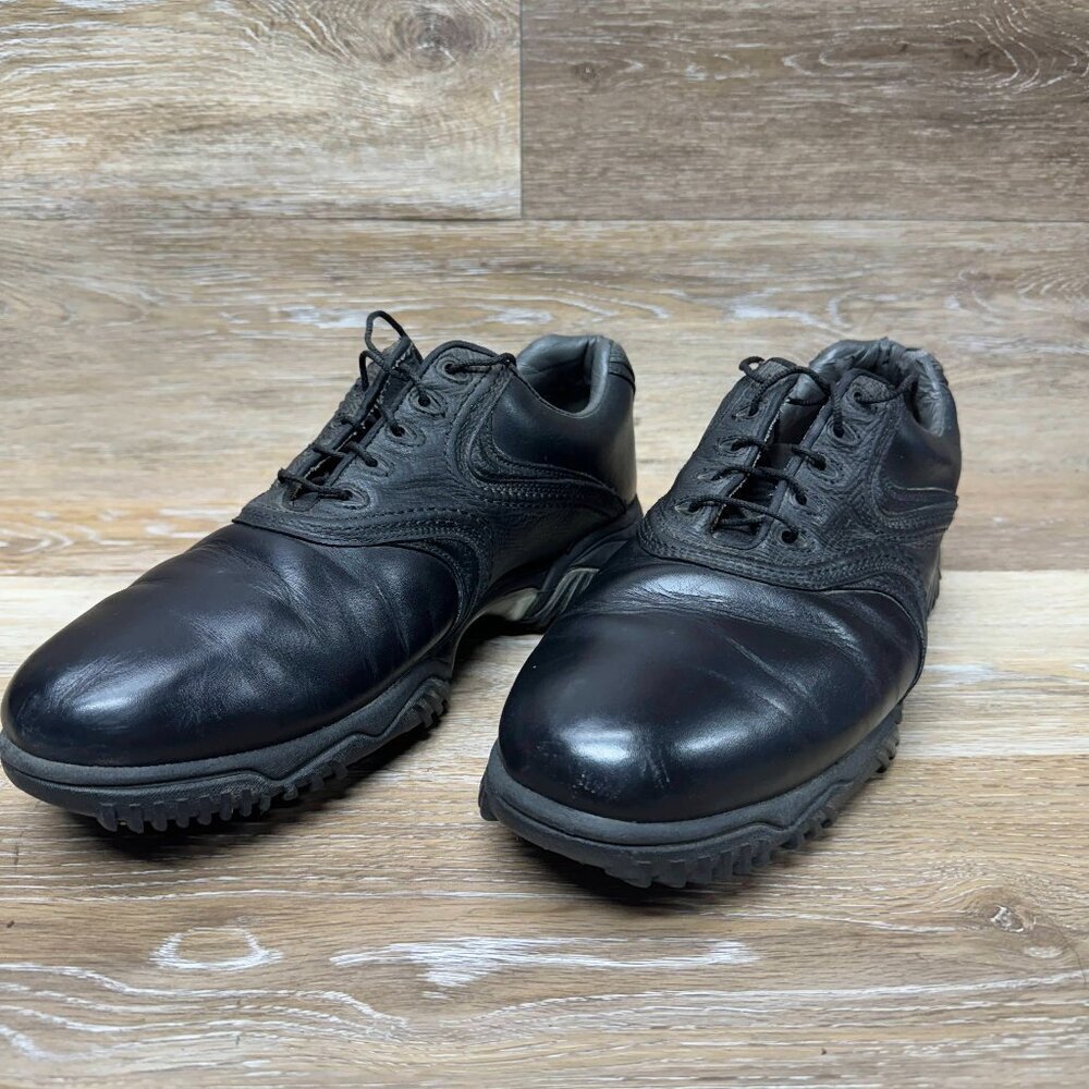 Footjoy Contour Series 54094 Black Leather Golf Cleats Men's Size 11.5
